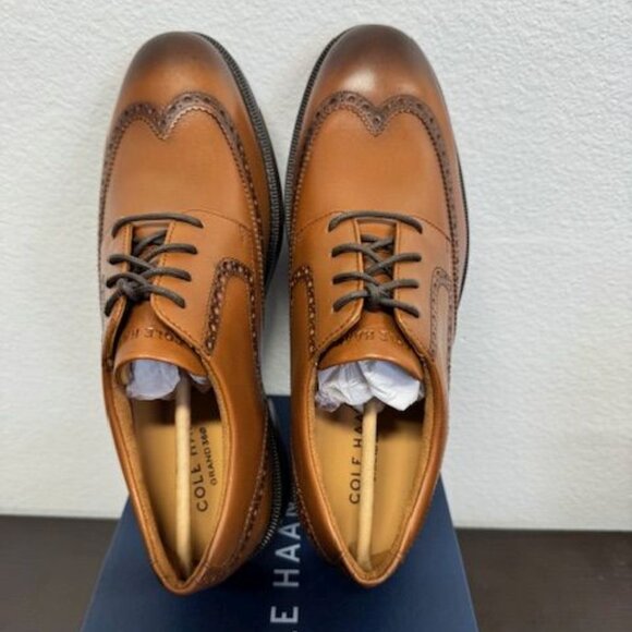 COLE HAAN Bedford Wingtip Oxford (Men) Size 9 British TAN NEW IN BOX main image 6